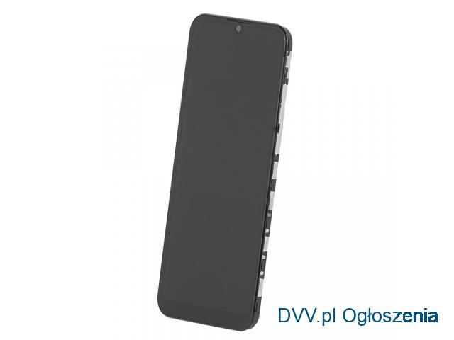 Motorola Moto E6S XT2053 wyświetlacz LCD z dotykiem i ramką oryginał czarny